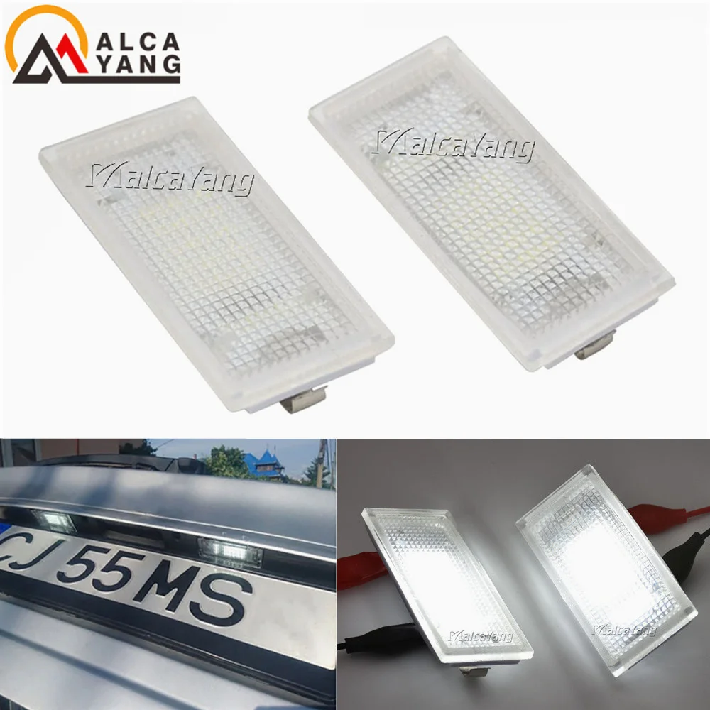 2 Stück OEM-kompatible Canbus weiße LED-Kennzeichenbeleuchtung für BMW E46 3er Serie 323i 325i 328i 330i 335i 325xi 328xi 1998-2003 12V