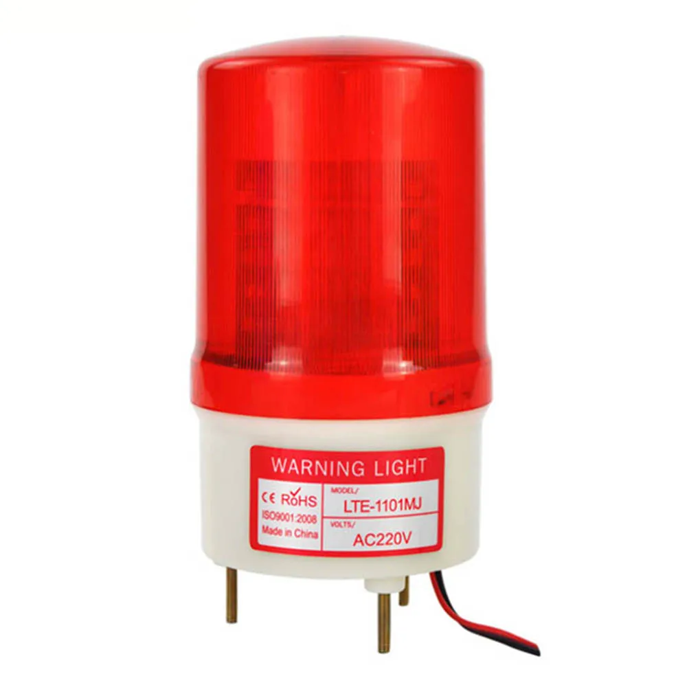 12/24/220V Industrial Signal Alarm strobe Light Rotary or home Strobe Flash Emergency Waterproof outdoor LED Warning Lamp Siren