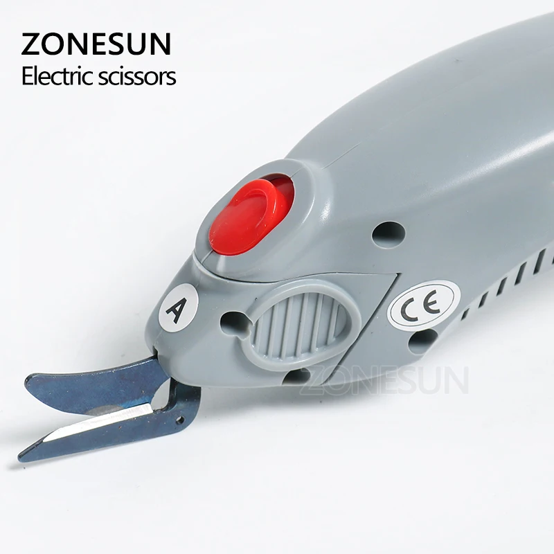 ZONESUN Wireless Electric Scissors Cutter Cutting Paper Clothes Fabric Textile Leather Suitcase Trunk Trimming Cutting Edge Tool