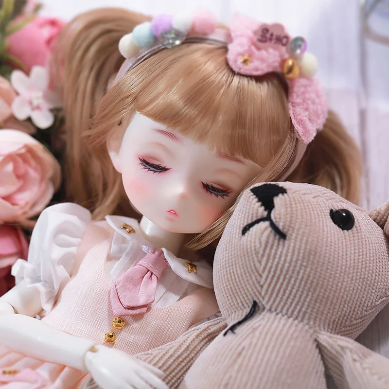 

Shuga Fairy 1/6 BJD Doll Sleep-head Tiny Full Set Ball Jointed Doll Elf Ears Toys Surprise Gift for Children Anime Figure