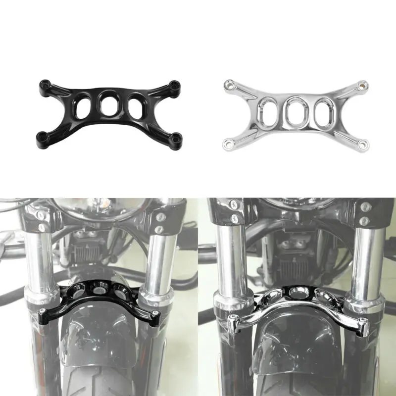 

Motorcycle Front Fender Brace Forks For Harley Forty Eight 48 XL1200X 2016-2023 Aluminum