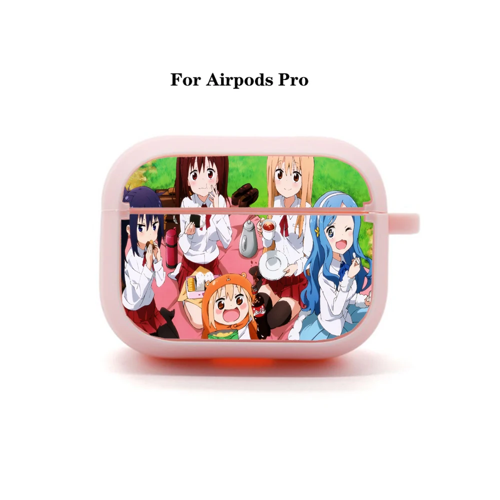 أنيمي هيموتو! غطاء حماية Umaru-chan AirPods Pro من Apple AirPods Pro حقيبة سماعة أذن من السيليكون الناعم مزودة بتقنية البلوتوث