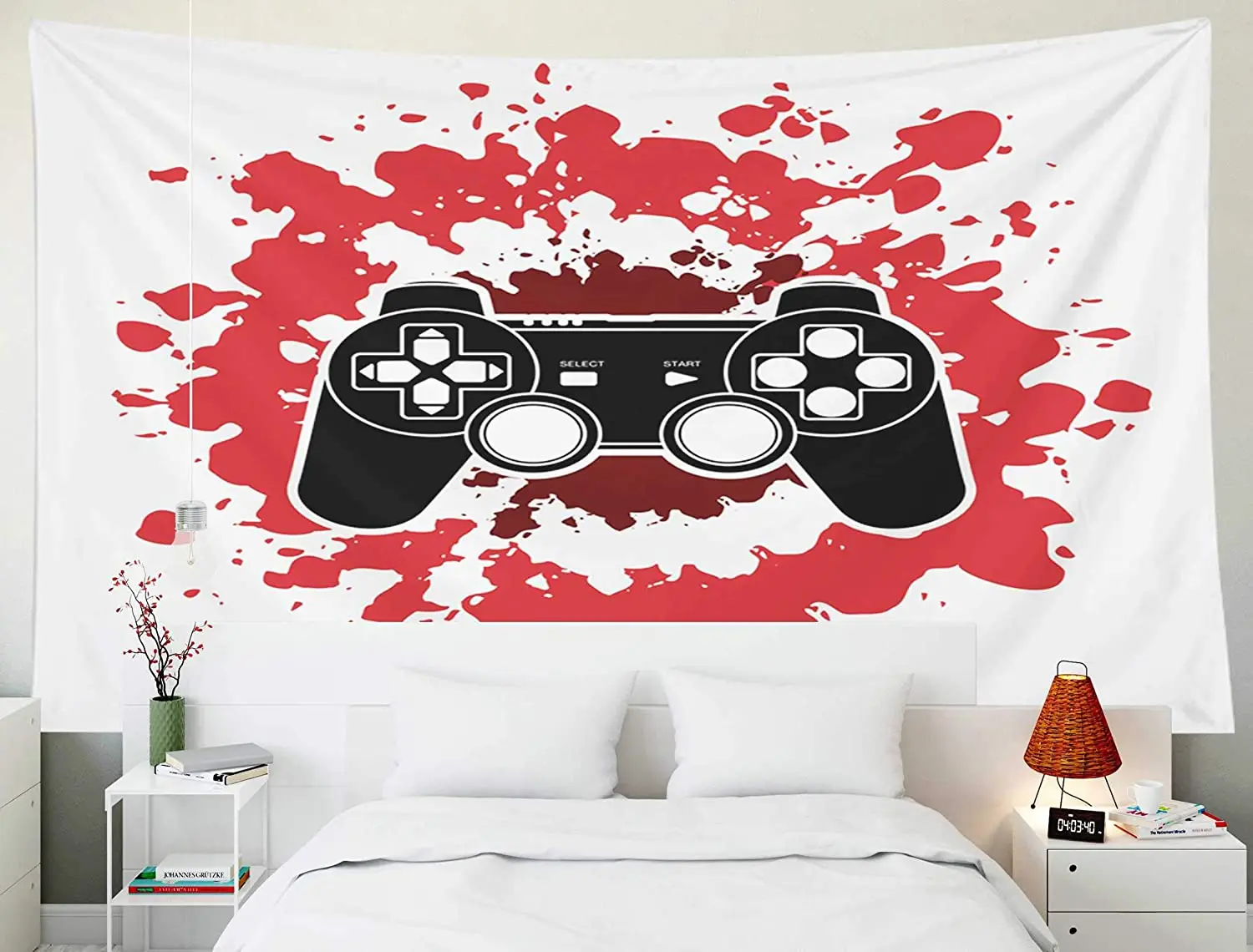 Blood Splatter for Game Design Tapestry Background Wall Covering Home Decoration Blanket Bedroom Wall Hanging Tapestries