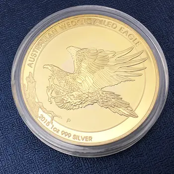מטבעות זהב כסף אוסטרליה קואלה תנין קנגורו נשר 1 אונקיה מטבע זהב חיה אליזבת מתנות מזכרות 10 best sales מטבע של 1 אונקיה - №1