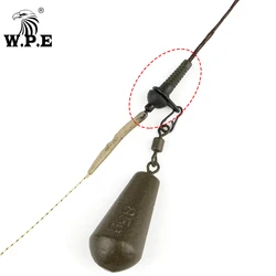 W.P.E Accesorios pesca carpa - Terminal goma seguridad y anillo Chod
