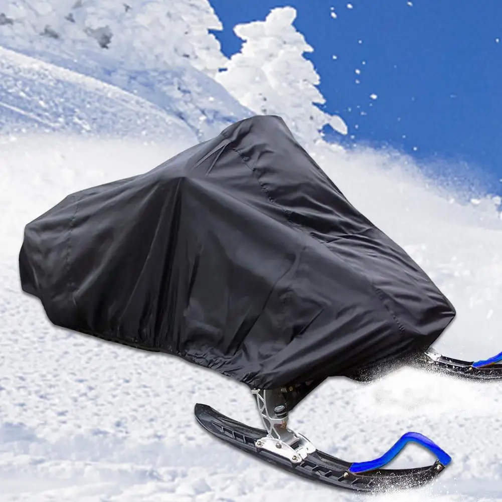 Snowmobile Cover Waterproof Dust Trailerable Sled Cover Storage Anti-UV All-Purpose Cover Winter Motorcyle Outdoor Accessories