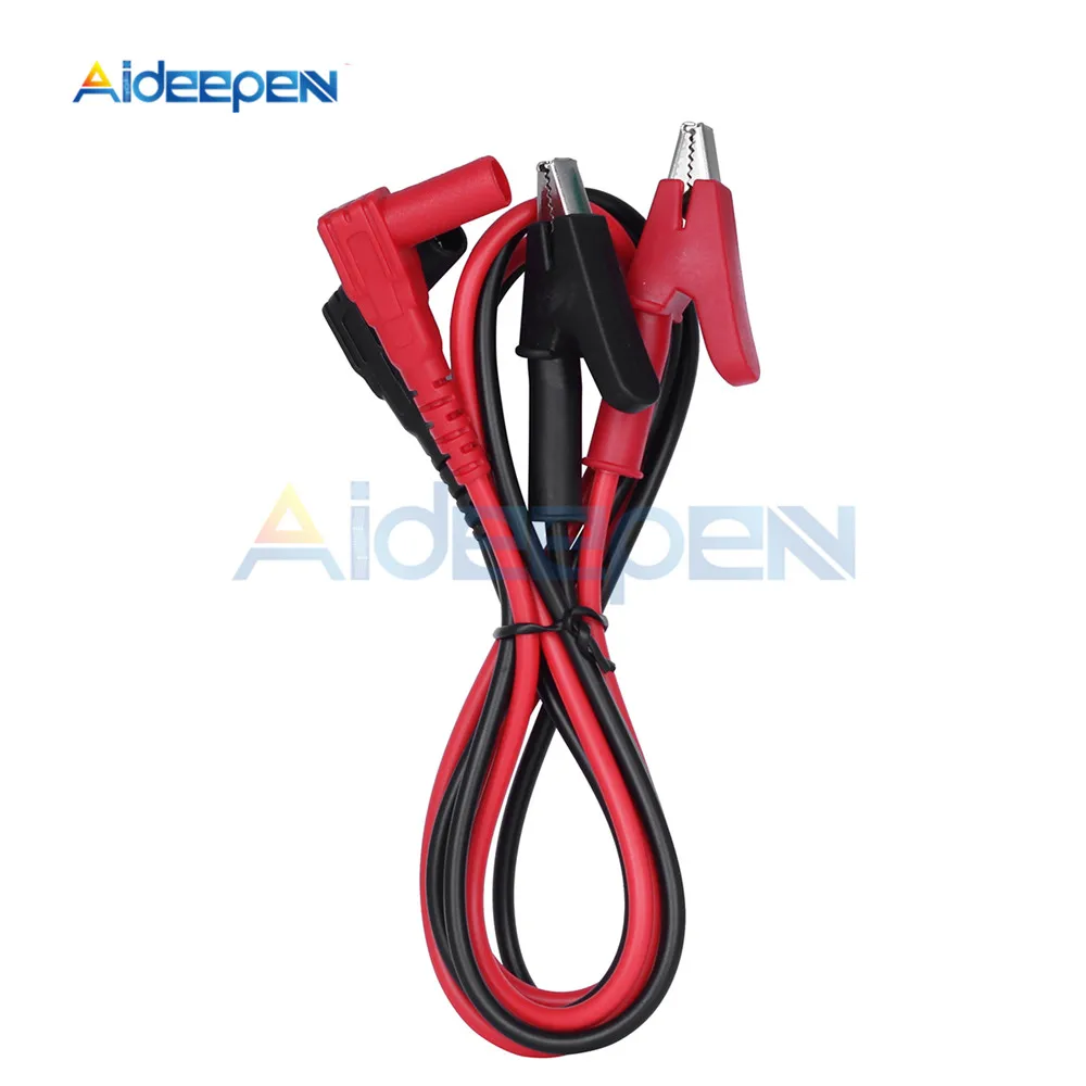 BSIDE T1101 Multimeter Probe Alligator Clip Test Lead High Quality Insulated Crocodile Line DIY Tester Cable General Purpose