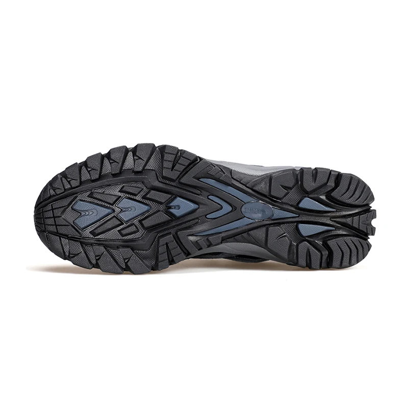 Zapatos de senderismo transpirables, calzado de senderismo suave y antideslizante con amortiguación, de cuero genuino de alta calidad, para deportes
