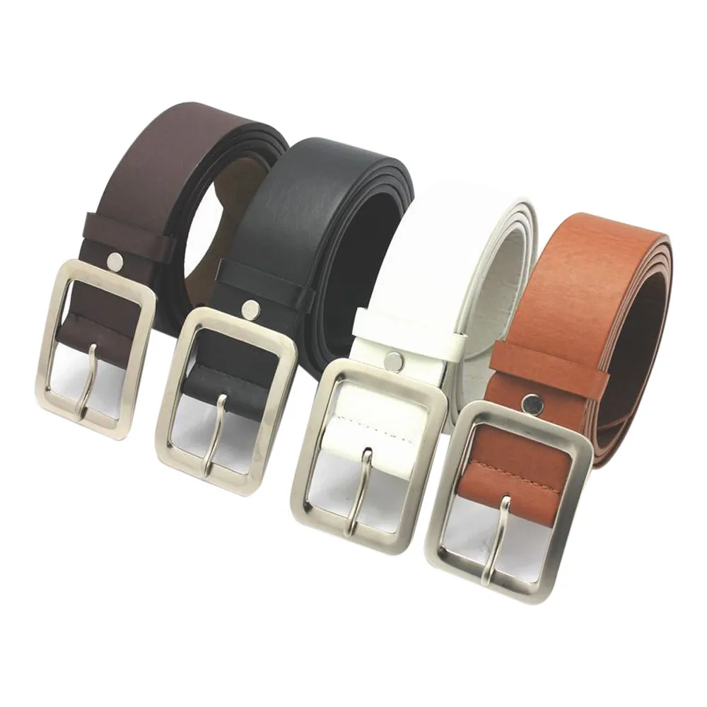 

Designer Men's Belts Genuine Leather Dress Belt Men's Casual Faux Leather Belt Buckle Waist Strap Belts Business Men Belt 715