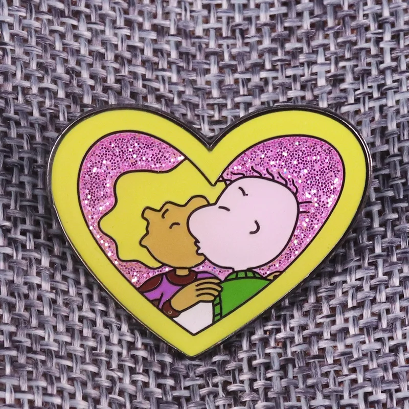 Doug & Patti cartoon brooch Get your Datti pin to celebrate the love that we all hoped for this Valentine\'s Day