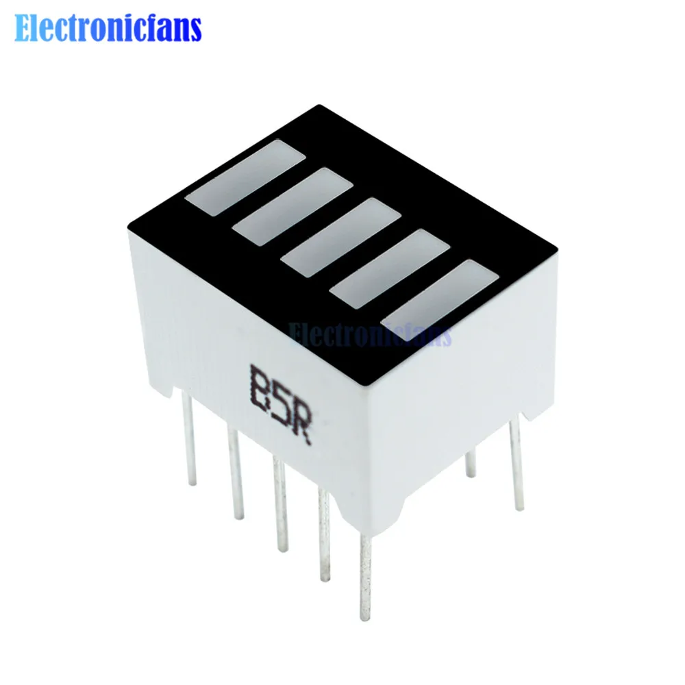 10-Segment-LED-Leistenanzeige, 5-Segment-Rot-LED, 4-Farben-LED-Batteriekapazitätsmodul - Rot, Gelb, Grün, Blau für Elektronik – Detail 9