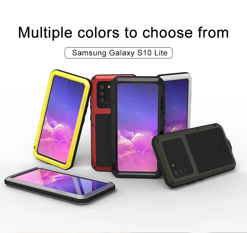 360 Armor Protection Case for Samsung Galaxy S21 S20 FE S10 S9 Note 10 20 Ultra Lite A6 A8 Plus J8 Heavy Duty Metal Tank Cover