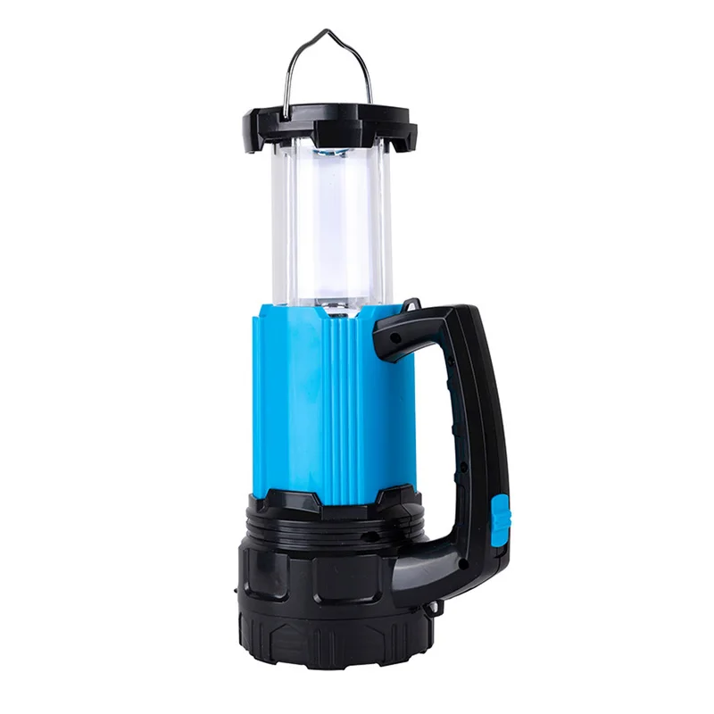 1 sztuk akumulator lampa ręczna Camping latarnia reflektor latarka LED pracy lekka latarka na piesze wycieczki polowanie Camping Dropship