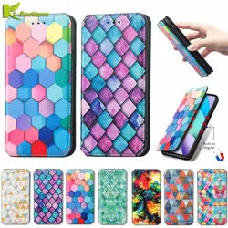 Fashion Colorful Case for Xiaomi Redmi Note 10 10S 9 S 9T 9A 9C 8T 8 8A 7 7A Xiaomi POCO X3 NFC F3 GT M3 Pro Wallet Leather Etui