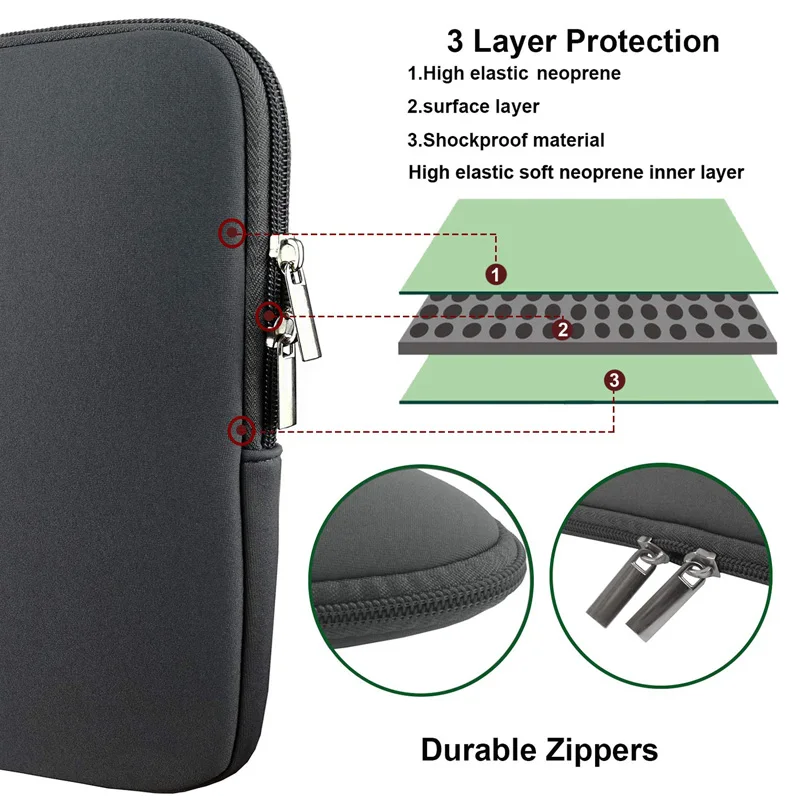 حافظة كمبيوتر محمول للرجال والنساء ، 14 ، 15 ، 15.6 ، 11 ، 12 بوصة ، لـ Funda Macbook Air Pro 13 ، ملحقات الكمبيوتر المحمول