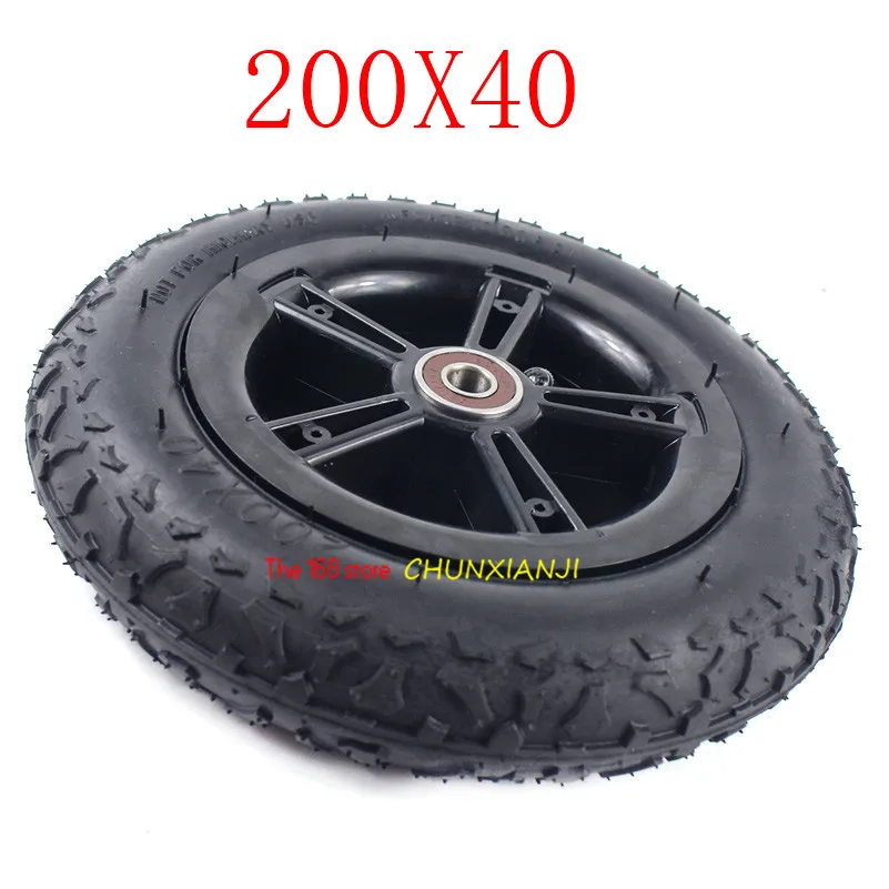 High Performance 200X40 8 Inch Rubber Wheel Tires Fits Folding Bicycle Electric Scooter Motorcycle Baby\'s Car 200*40 Tyre