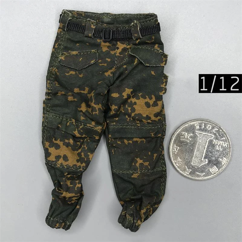 

Hot Sales 1/12th Combat War Pants Trousers Model Fit For Usual 6inch Body Action Collectable