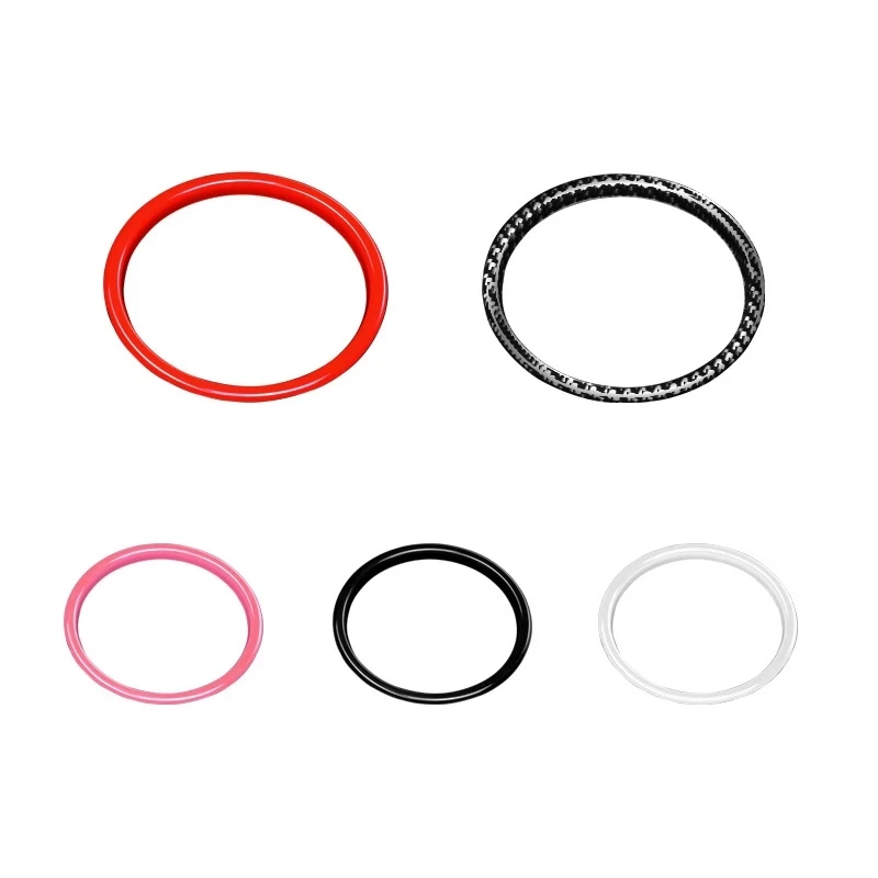 Car Steering Wheel Button Circle Frame Ring Cover Sticker For MINI COOPER F54 F55 F60 F56 F57 Decoration Modification Accessorie