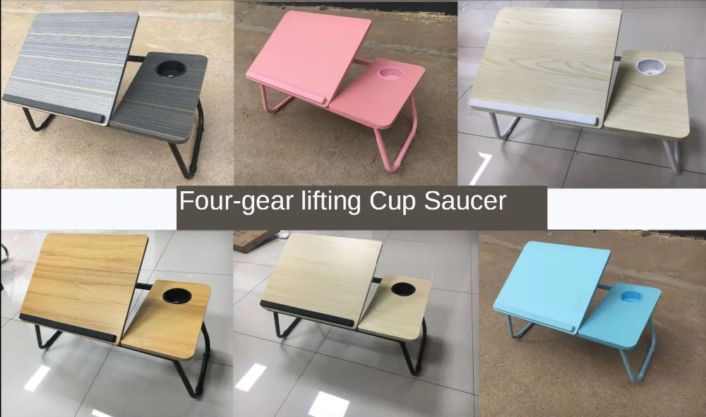 Klappbarer Laptop-Schreibtisch für Zuhause, für Bett und Sofa, Laptop-Betttablett, Tisch, Schreibtisch, tragbarer Schoßschreibtisch zum Arbeitszimmer und Lesen, Bett-Tablett-Tisch – Detail 15