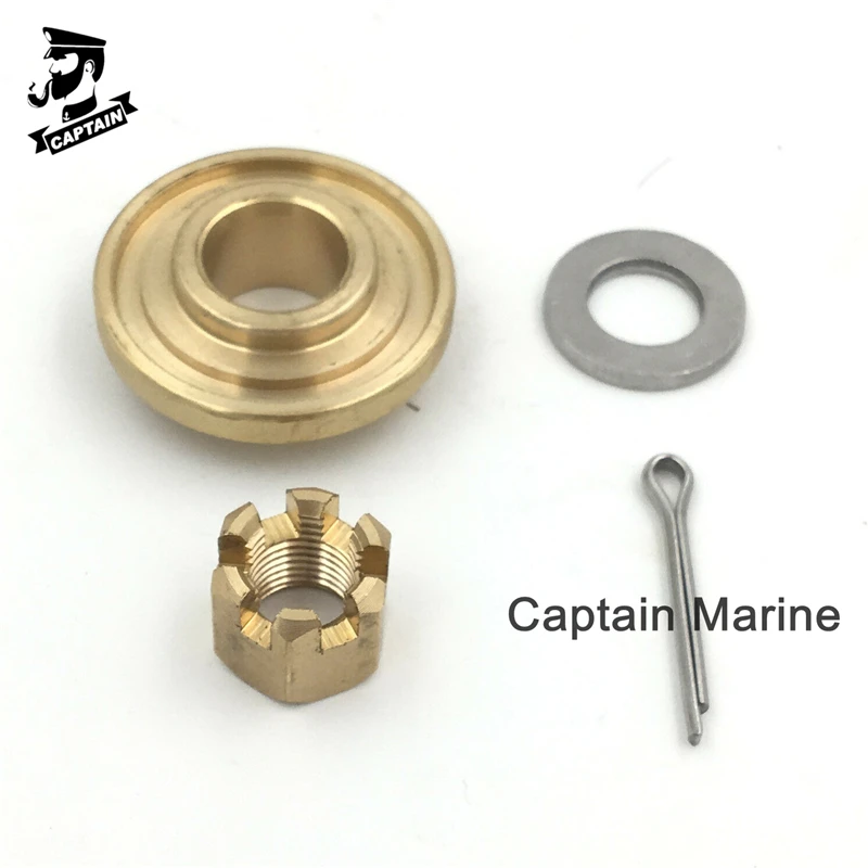 15-20HP Hardware Kit Thrust Washer/Spacer/Nut/Cotter Pin for Suzuki Outboard Propeller DF15A/DF20A