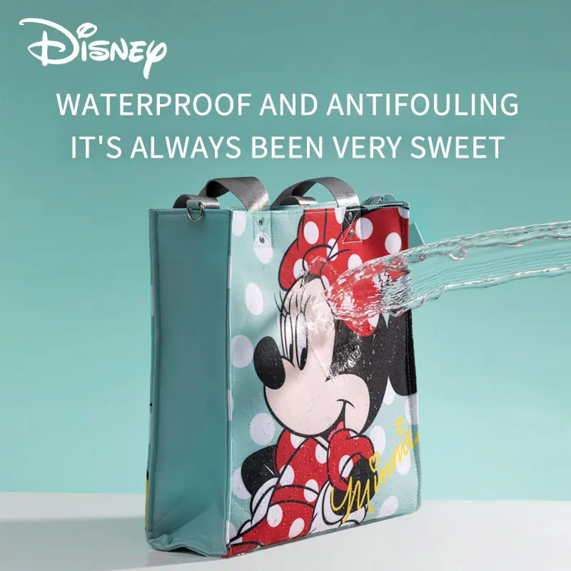 Disney mais novo bebê fralda tote saco maternidade mamãe à prova dwaterproof água bolsa para cuidados com o bebê multifuncional moda mickcy sacos