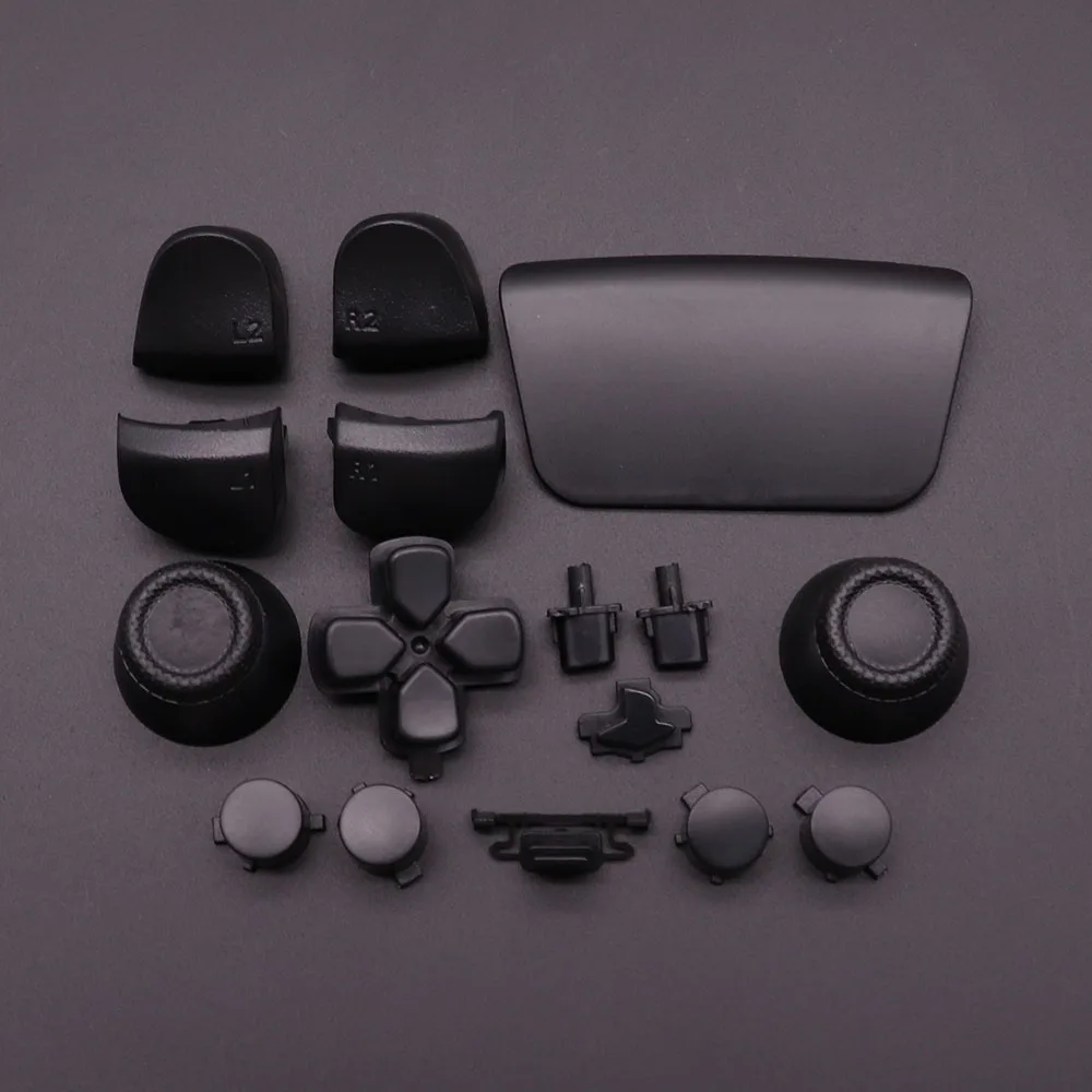 1 مجموعة D-pad R1 L1 R2 L2 الاتجاه مفتاح ABXY أزرار مقبض المقود غطاء قبعات ل بلاي ستيشن 5 PS5 تحكم مجموعة كاملة زر