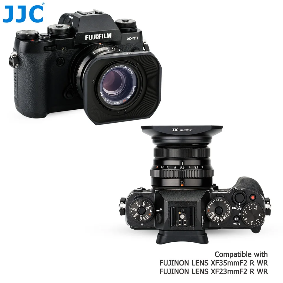 Jjc-Fujifilm用のLH-XF35-2メタルレンズ,xc 35mm f2およびxf 23mm