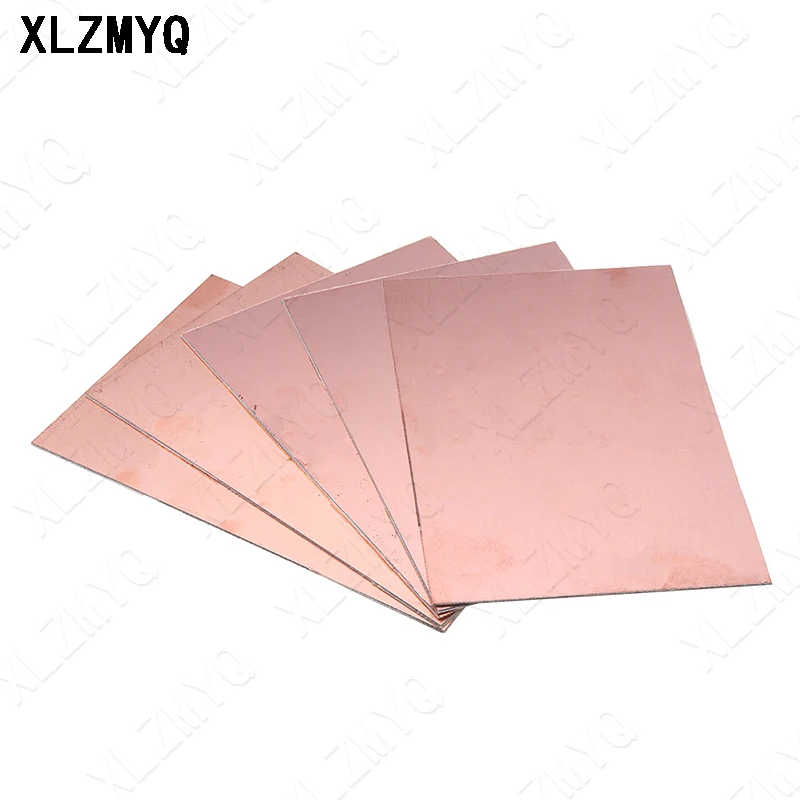 5pcs/lot 10x15 FR4 Fiberglass Board 10*15cm PCB Single Side Prototype Board Diy Laminate Printed Circuit Board Electronic Plate