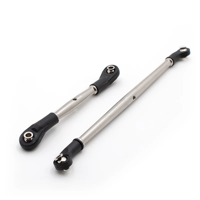 KYX Racing Stainless Steel Steering Linkage Tie Rod Drag Link Upgrades Parts Accessories for RC Crawler Car Traxxas TRX4 TRX6