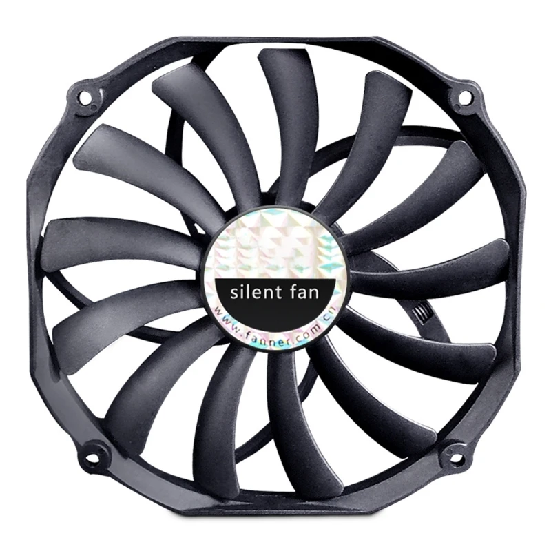 Cpu Koelventilator Hoge Luchtstroom 13-Blade Design Stille Pwm Fan Radiator Koeler 140Mm Low Profile Ultra Dunne cpu Koeler