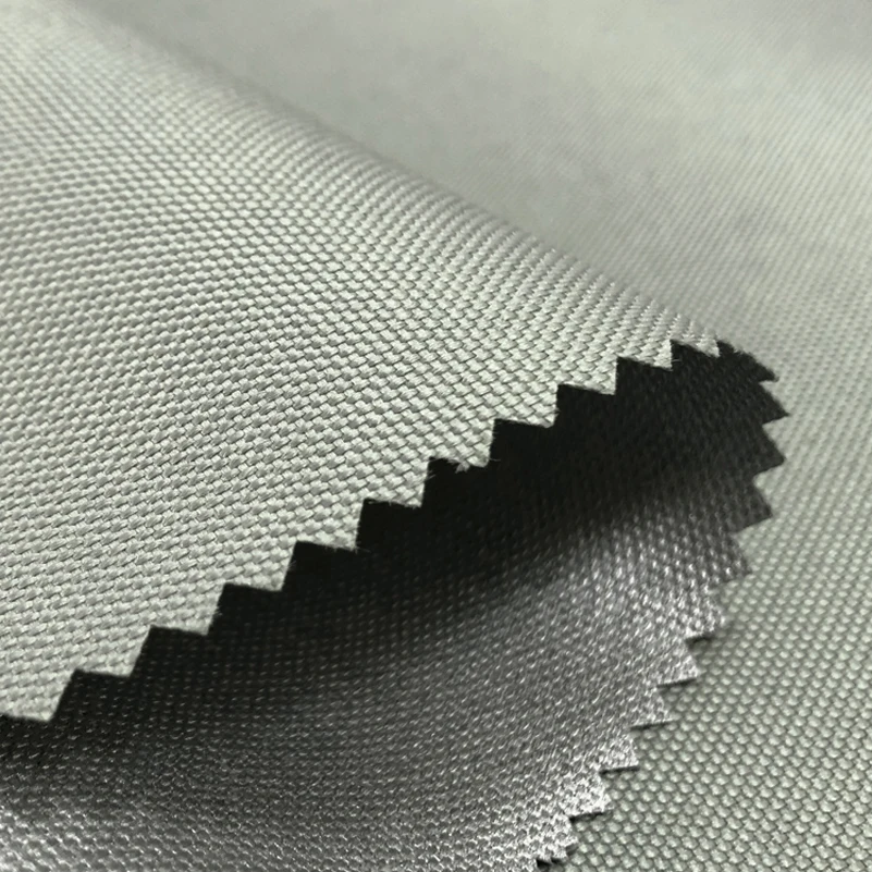 600D Silver Coated Fire Retardant Waterproof Oxford Fabric for Outdoor Flame Retardant Textile per Meter