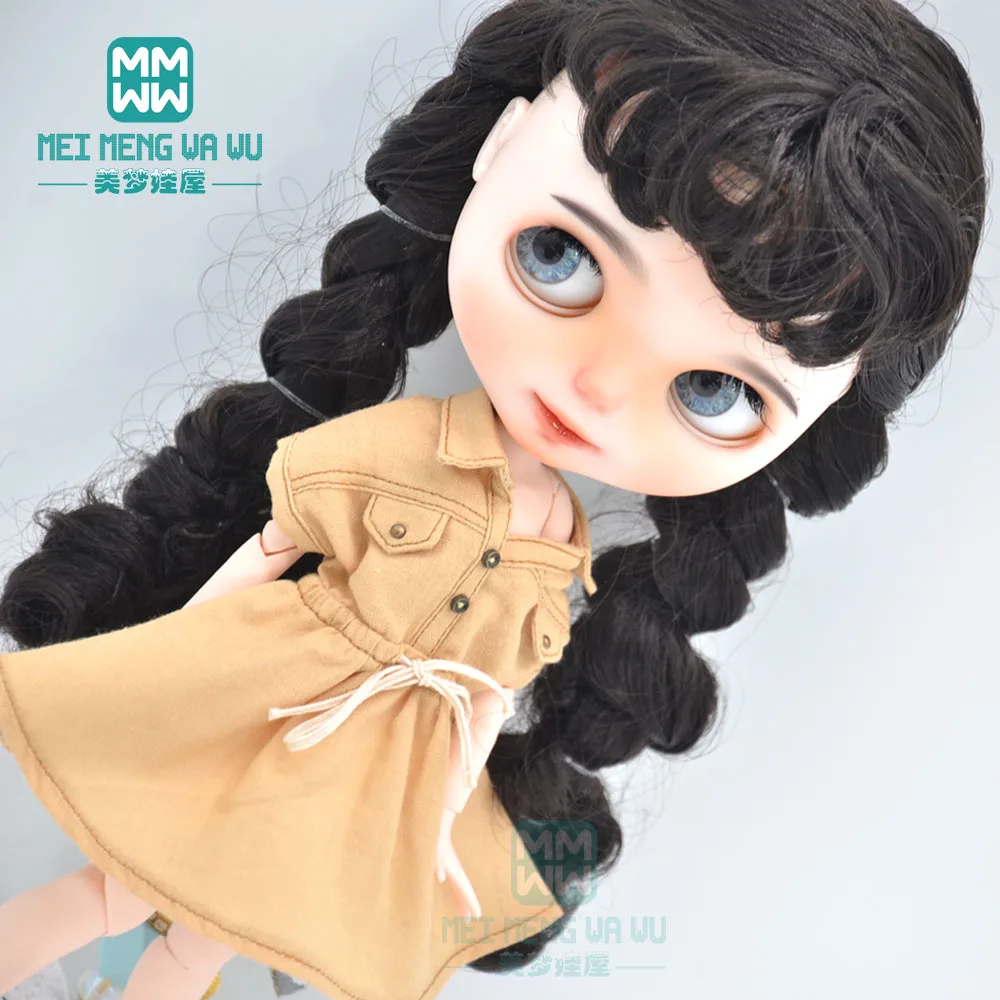 

Модная одежда Blyth, платье с поясом для кукол Azone 1/6 28-30 см, аксессуары для кукол