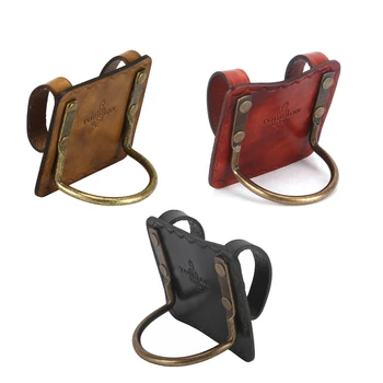 トルボン本革ヘビーデューティースチールループハンマーホルダーツールホルスター