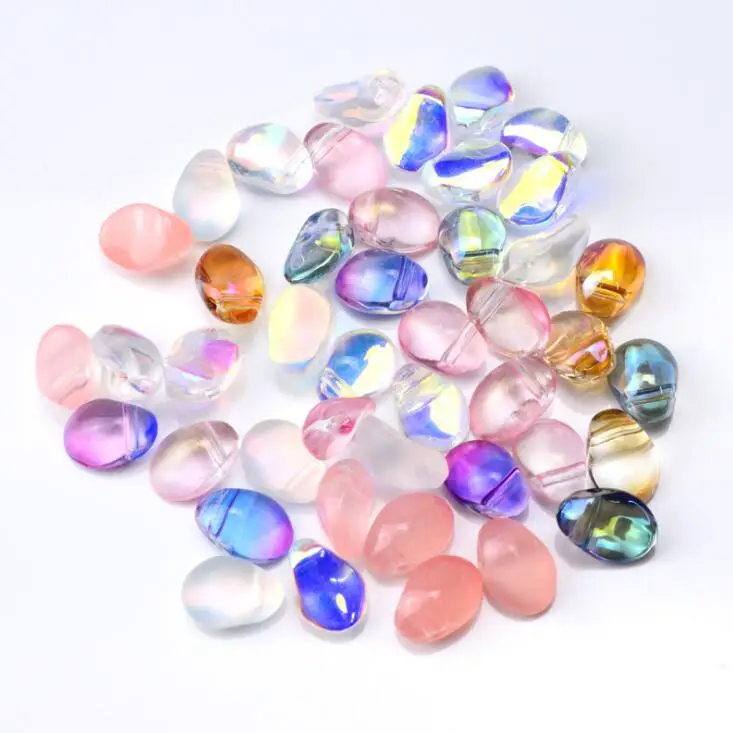 20/50 PCS 6x8mm Crystal Small Crescent Moon Stones Crushes Stones Colorful Nail Art Decorations DIY UV Gel Polish Accessories