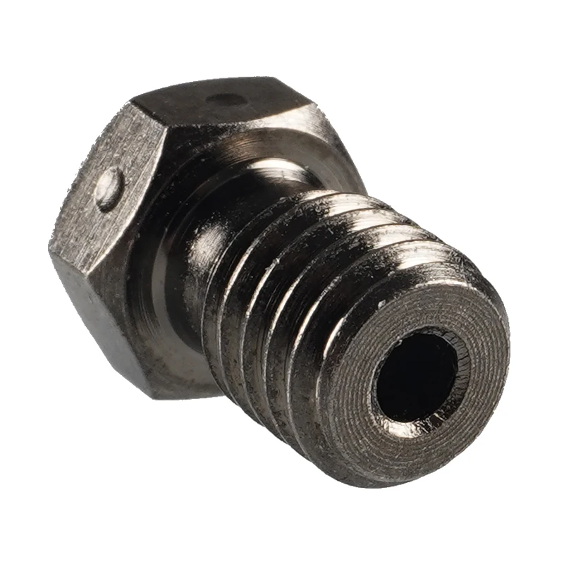 5pcs High Quality Hardened Steel V6 Nozzles Corrosion-Resistant M6 for 1.75mm Carbon Fiber PEI PEEK Filament