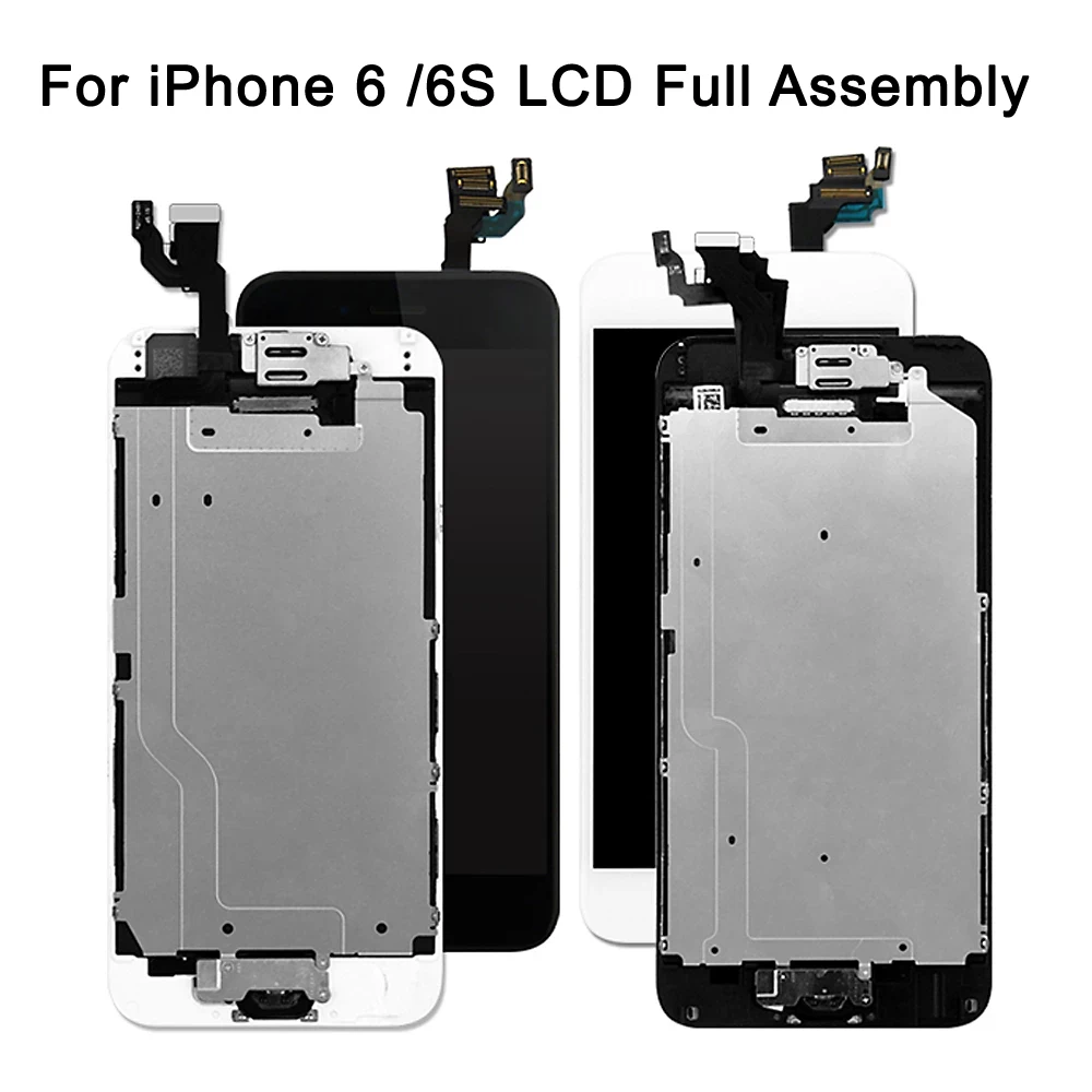 AAA+++ Full Set LCD Display Replacement For iPhone 6 6S 5S 5C SE 7 Plus 8 Plus SE2 Complete Screen with Camera and Home Button