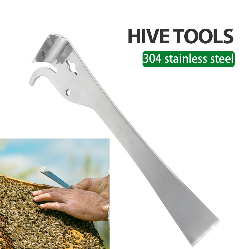 Stainless Steel Beekeeping Multifunction Hive Claw Scraper Tool 26x8.2cm Pry For Beekeeper Supplies Equipment