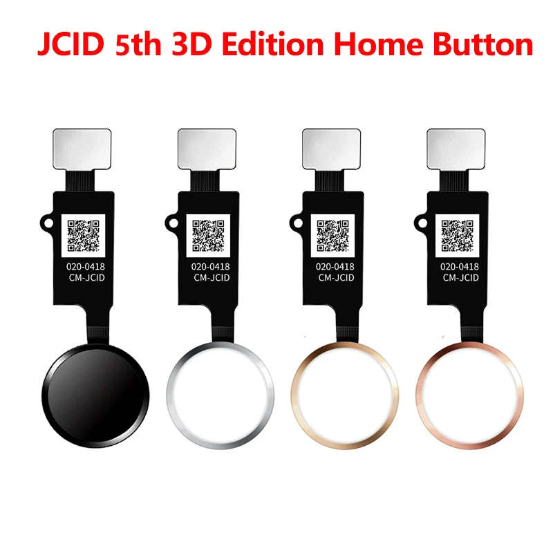 JC Home Button JCID 5th Generation 3D Universal Touch Fingerprint Flex Cable For iPhone 7 7plus 8 8plus Return Button