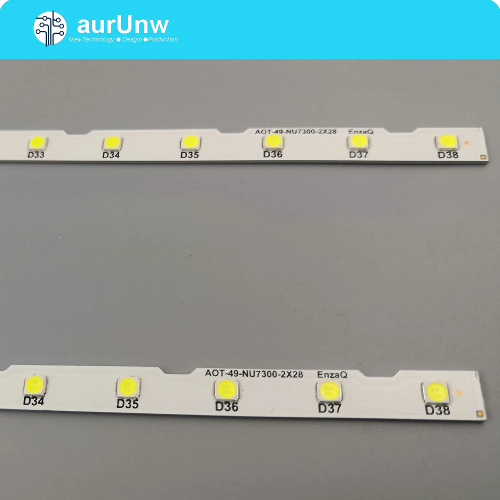 

10pcs LED Backlight Strip for 49NU7100 UE49NU7300 UE49NU7170 UE49NU7140U UE49NU7100K BN61-15483A MET49BL Y18 BN96-45953B 45953A