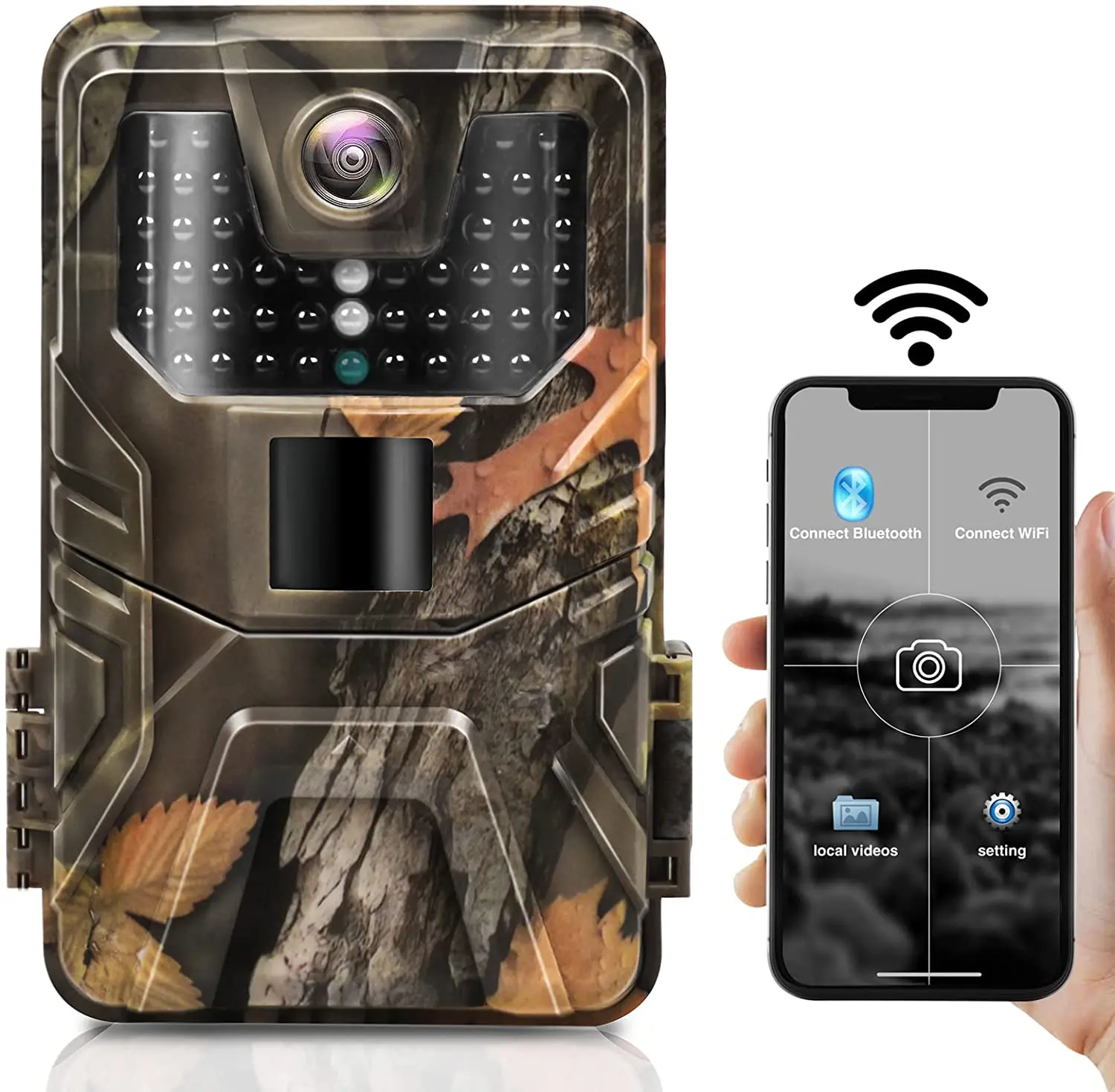 Wifi APP Bluetooth Control Trail Camera 4K Video Live Strem Show Hunting Cameras WIFI900PRO 30MP Night Vision Photo Traps