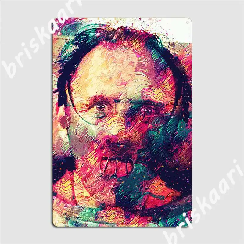 Hannibal Lecter Metal Sign Plaques Designing Pub Garage Cinema Garage Tin Sign Posters