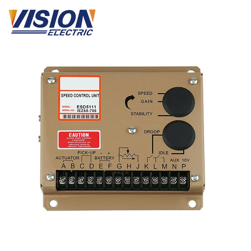 Engine Motor Speed Regulator  ESD5111 Diesel Genset Adjustment Controller ESD 5111 Speed Govornor for Generator Parts