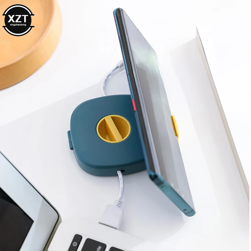Wire Winder Box Portable Cable Protector For Cell Phone Cable Container USB Charger Holder Cable Management Box Cable Organiser