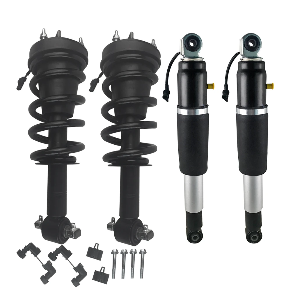 

1 Set For Cadillac Escalade Tahoe Yukon 2015-2019 Front & Rear Left & Right New Suspension Shock Strut Absorber