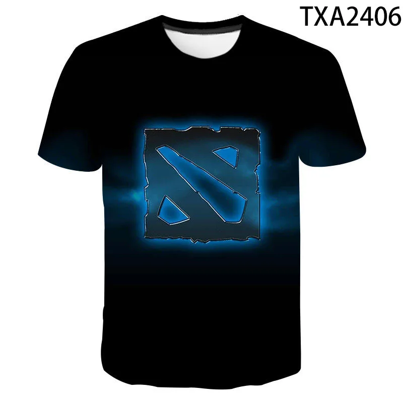 2021 New 3D Dota 2 Printed T-shirt Men Women Children Games T Shirts Short Sleeve Harajuku Streetwear Tops Oversized