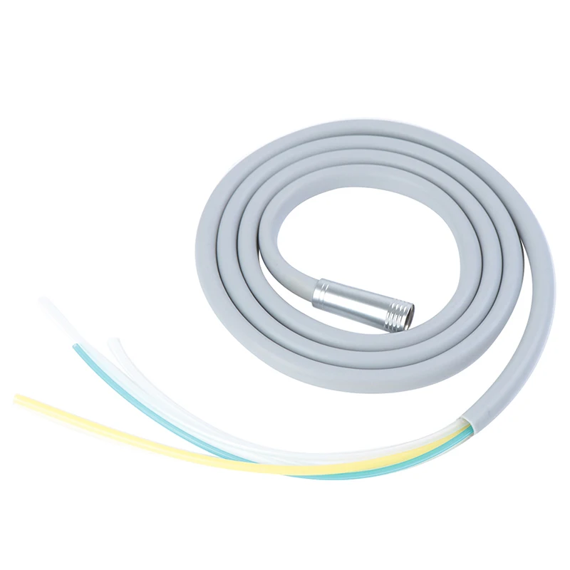 Dental 4 Holes Handpiece Hose Tube With Connector For High/Low Speed Handpiece Material High Quality