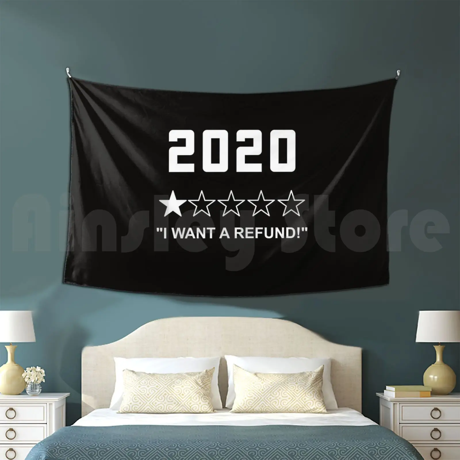 2020 One Star Rating-I Want A Refund Tapestry Living Room Bedroom Would Not Recommend 1 Star Rating Memes