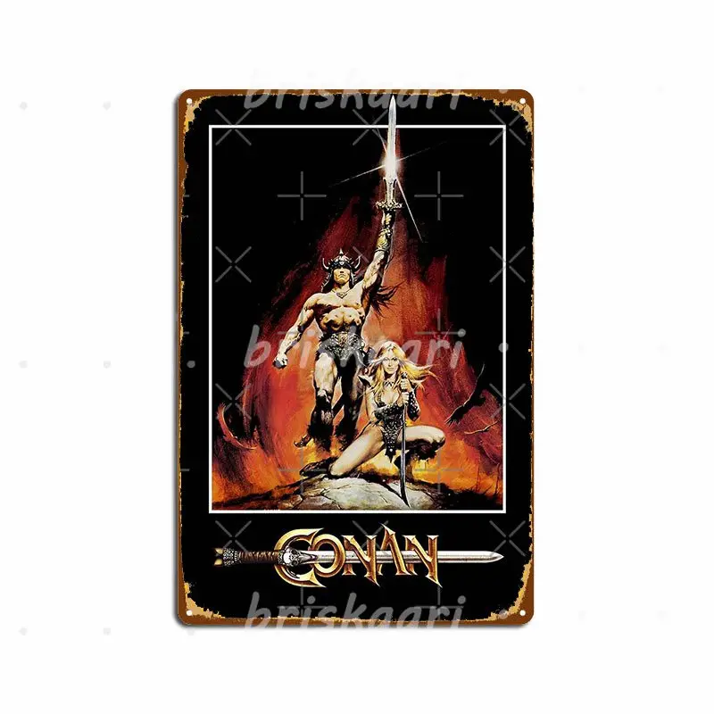 Conan The Barbarian Metal Signs Plaques Club Home Printing Home Metal Posters