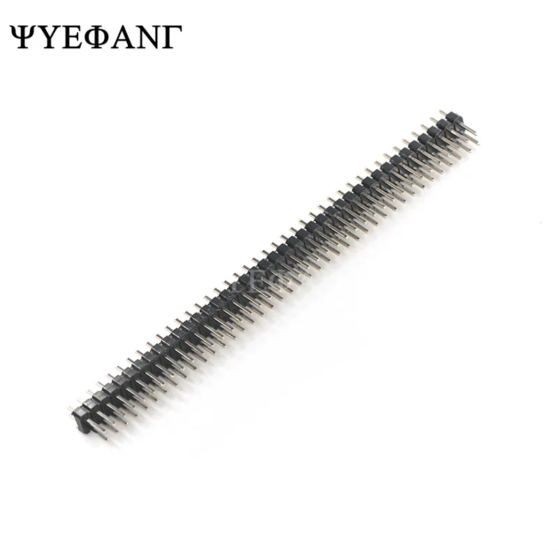 10 Pcs 2.54 Mm Double Row Man 2X40 P 2*40 P Pcb Board Pin Header Connector strip Pin Header