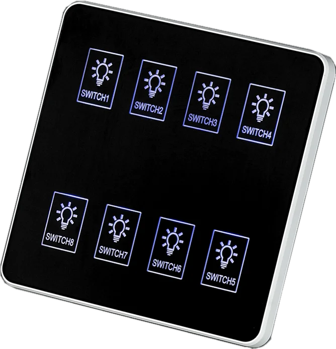 

Smart Programmable Wall Switch, Lighting Module Control, Mobile Phone Remote Control 86 Touch Panel